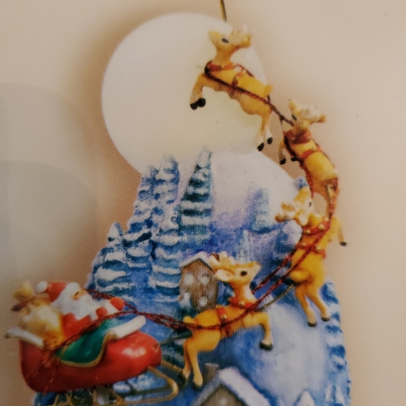 New Hallmark Keepsake "The Sleeping Village" Christmas Ornament - Picture 3 of 4